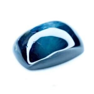 3.90 carat African Sapphire - Rwanda Untreated Natural Deep Blue - Cabochon